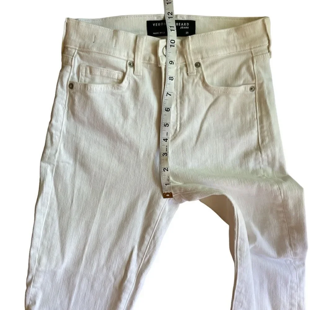 VERONICA BEARD CARLY KICK FLARE RAW HEM Size 25 NWOT